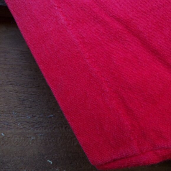 Vintage Men's XL USA Flag Graphic Single Stitch Red Cotton Made in USA T-Shirt. - Picture 3 of 9